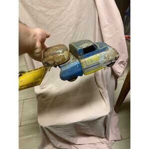 RARE Vintage 1930-1940's Buddy L Wyandotte Express Pressed Steel Truck & Trailer